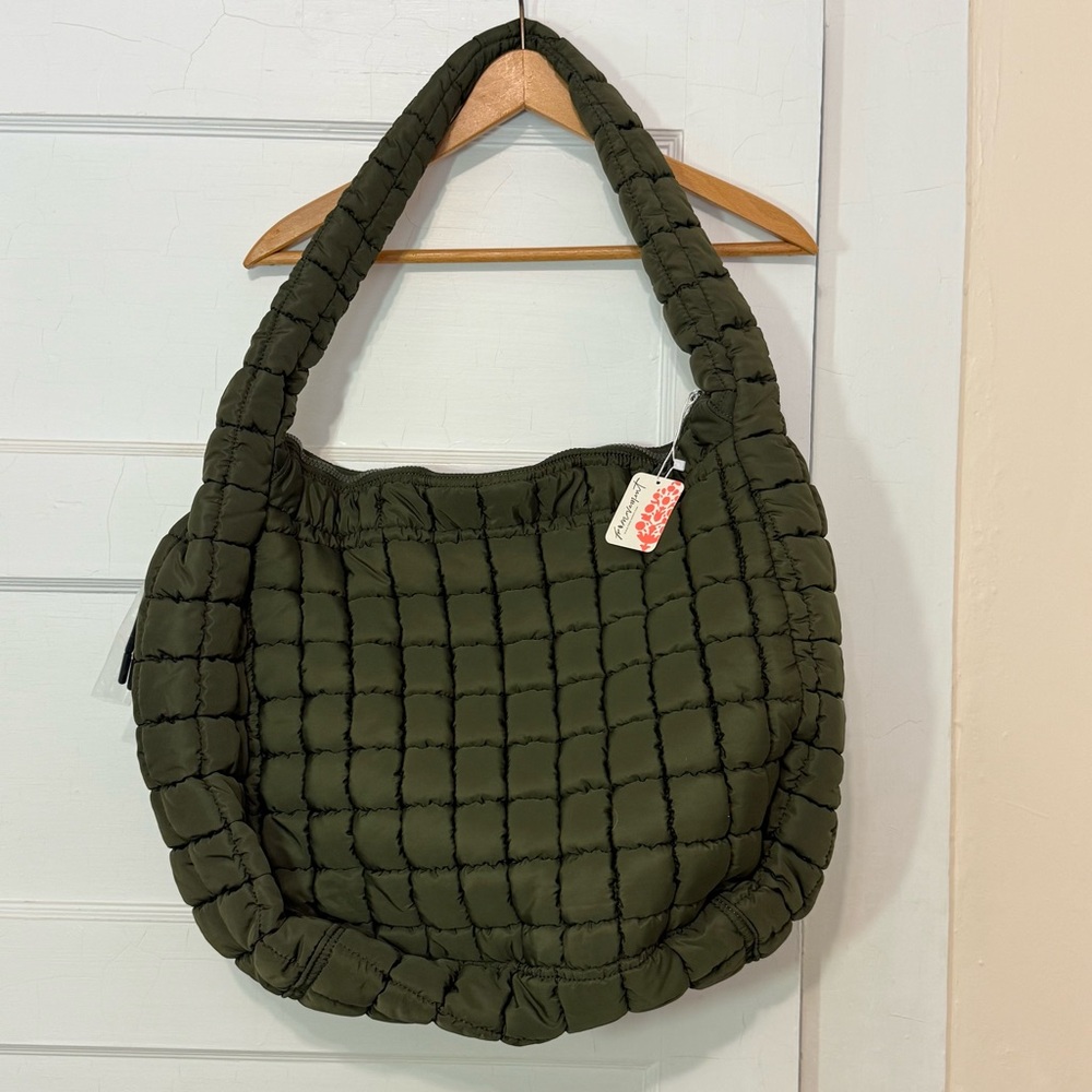 FP Movement by Free People Olive Green Quilted Shoulder Bag - Picture 8 of 16